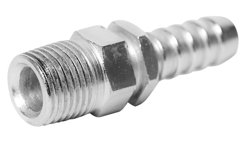 ESPIGÃO FIXO MACHO NPT COM CANAL X ESCAMA