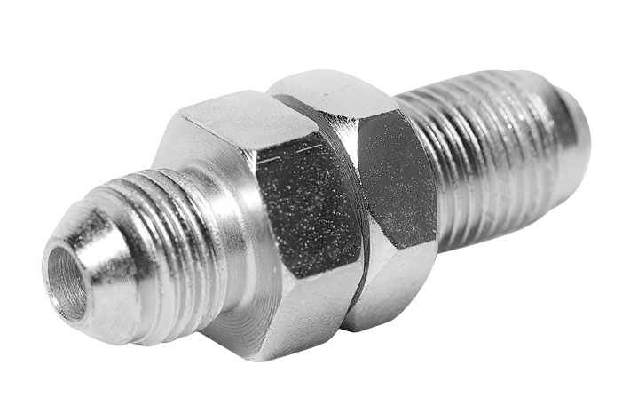 ADAPTADOR MACHO JIC UNF X MACHO JIC UNF - PASSA MURO COM PORCA