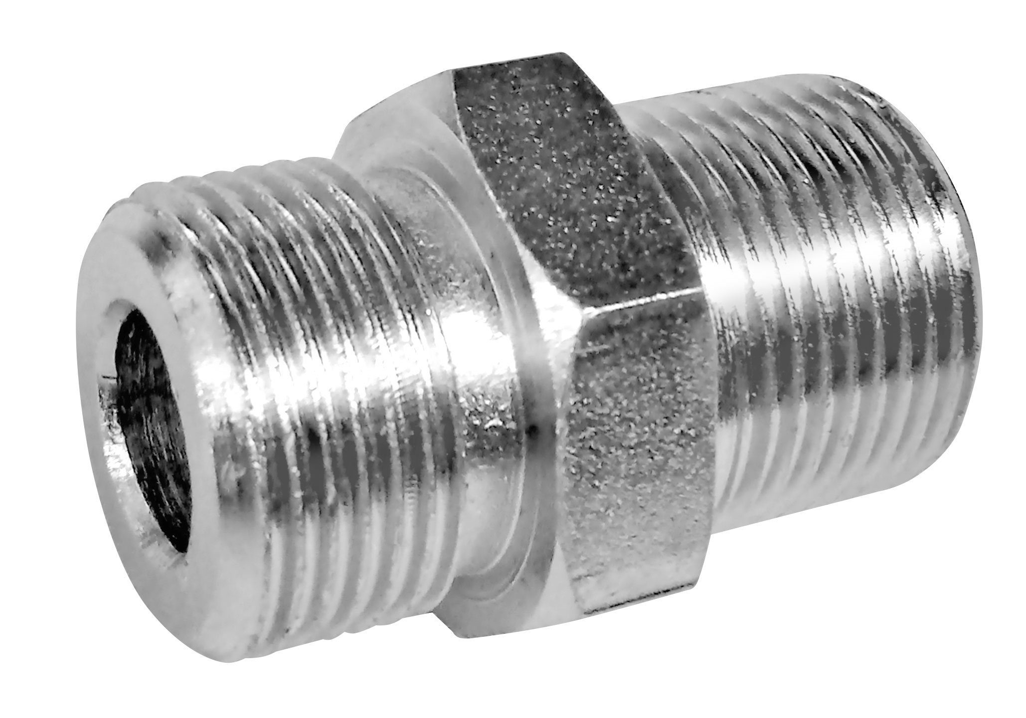 ADAPTADOR MACHO MÉTRICO O-RING X MACHO MÉTRICO TUBO