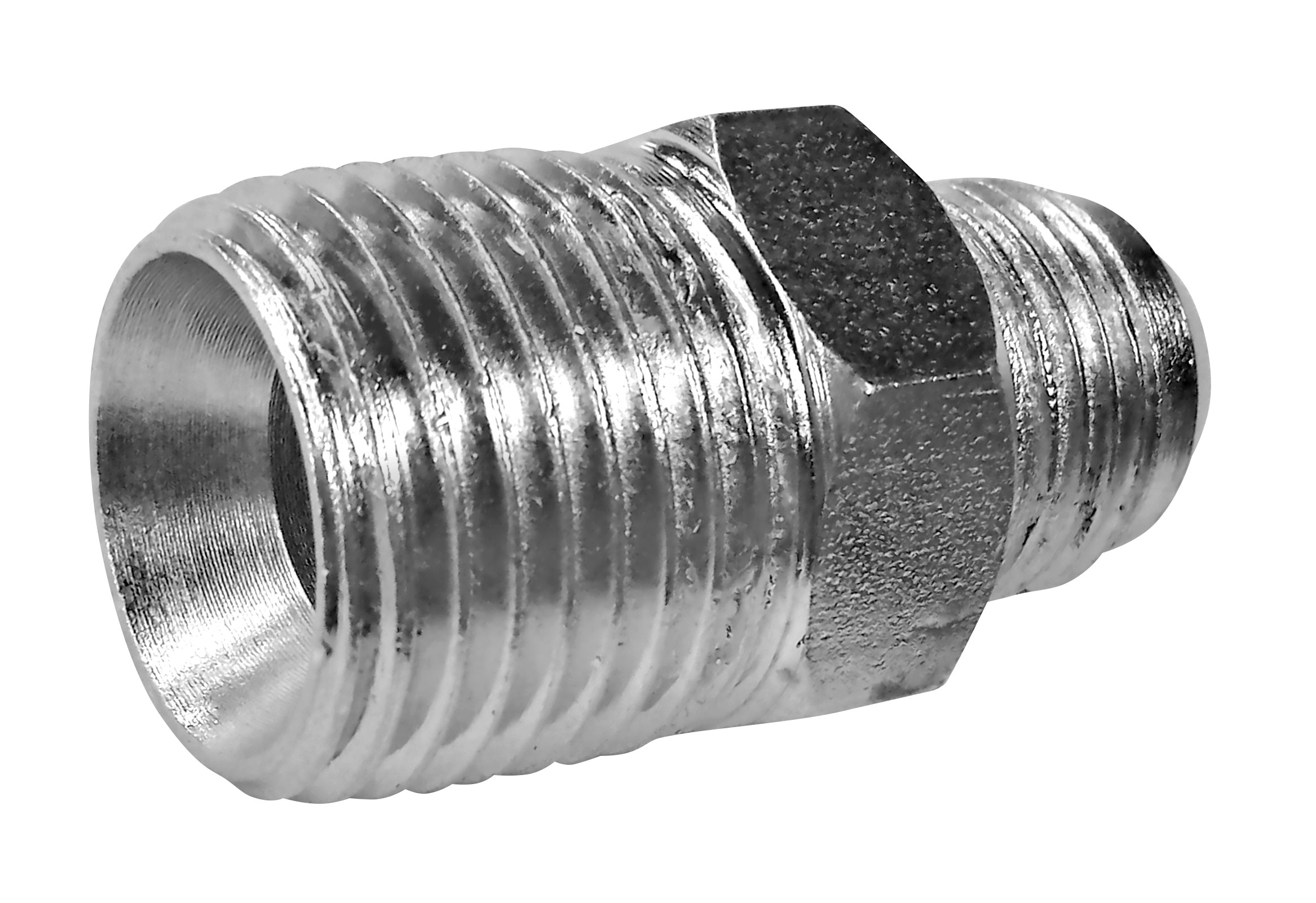 ADAPTADOR MACHO NPT X MACHO JIC BSP