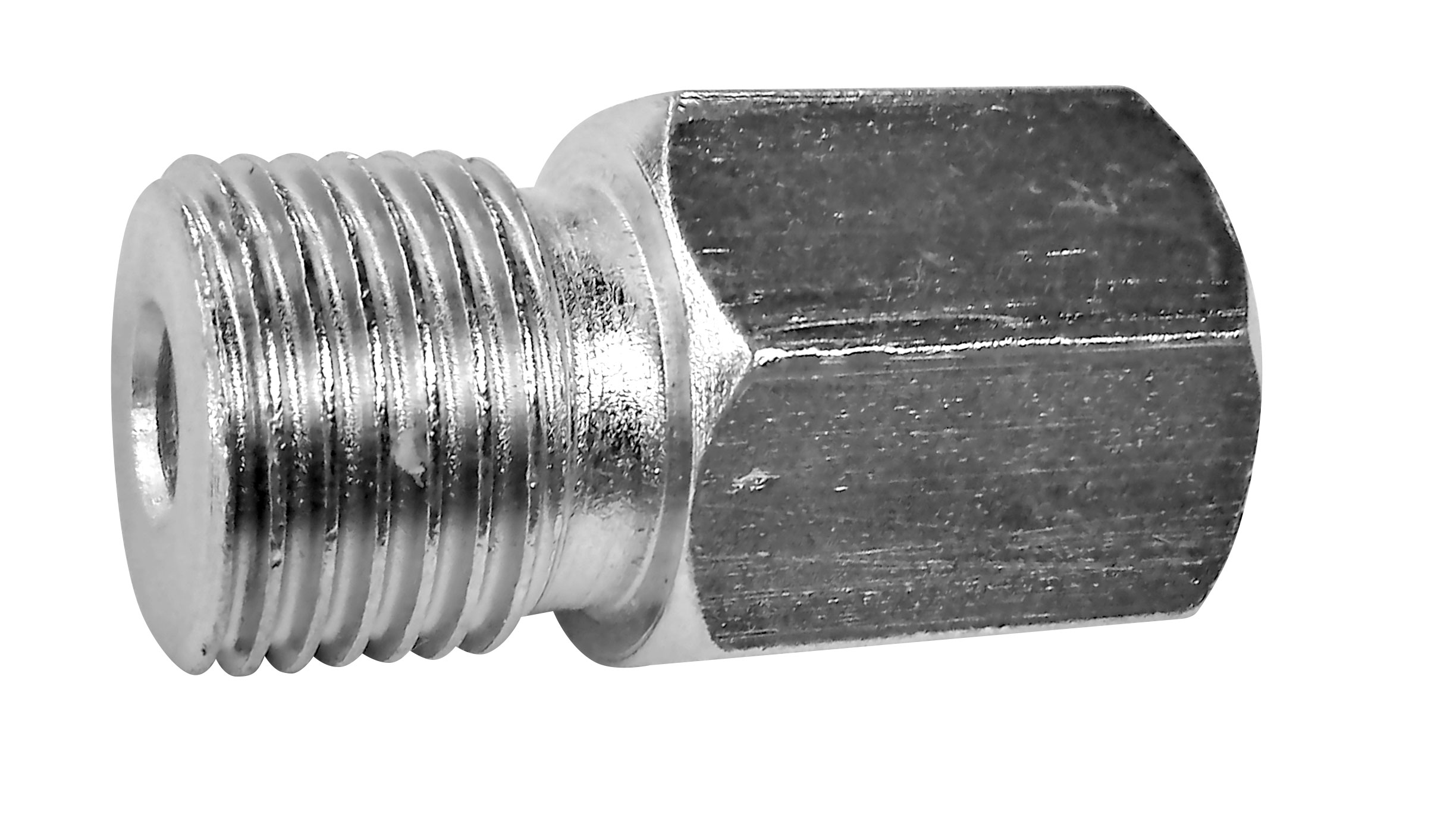 ADAPTADOR MACHO MÉTRICO O-RING X FÊMEA FIXA BSP