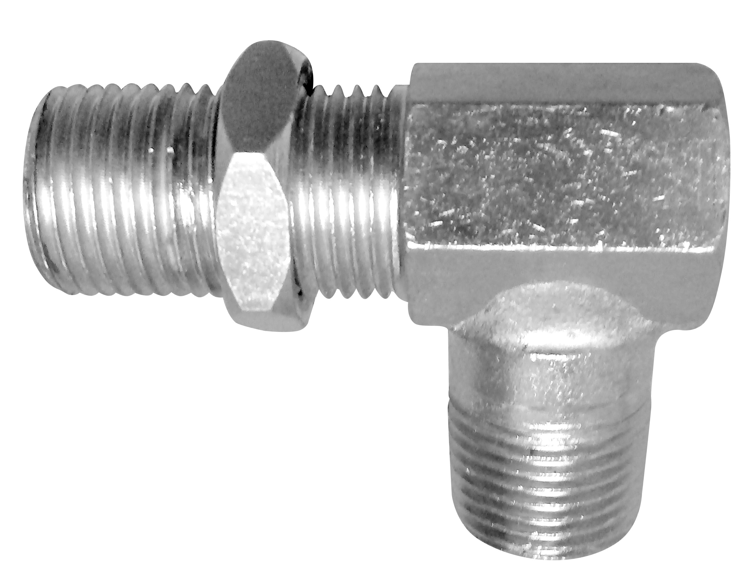 COTOVELO 90º MACHO NPT X MACHO BSP AJUSTÁVEL