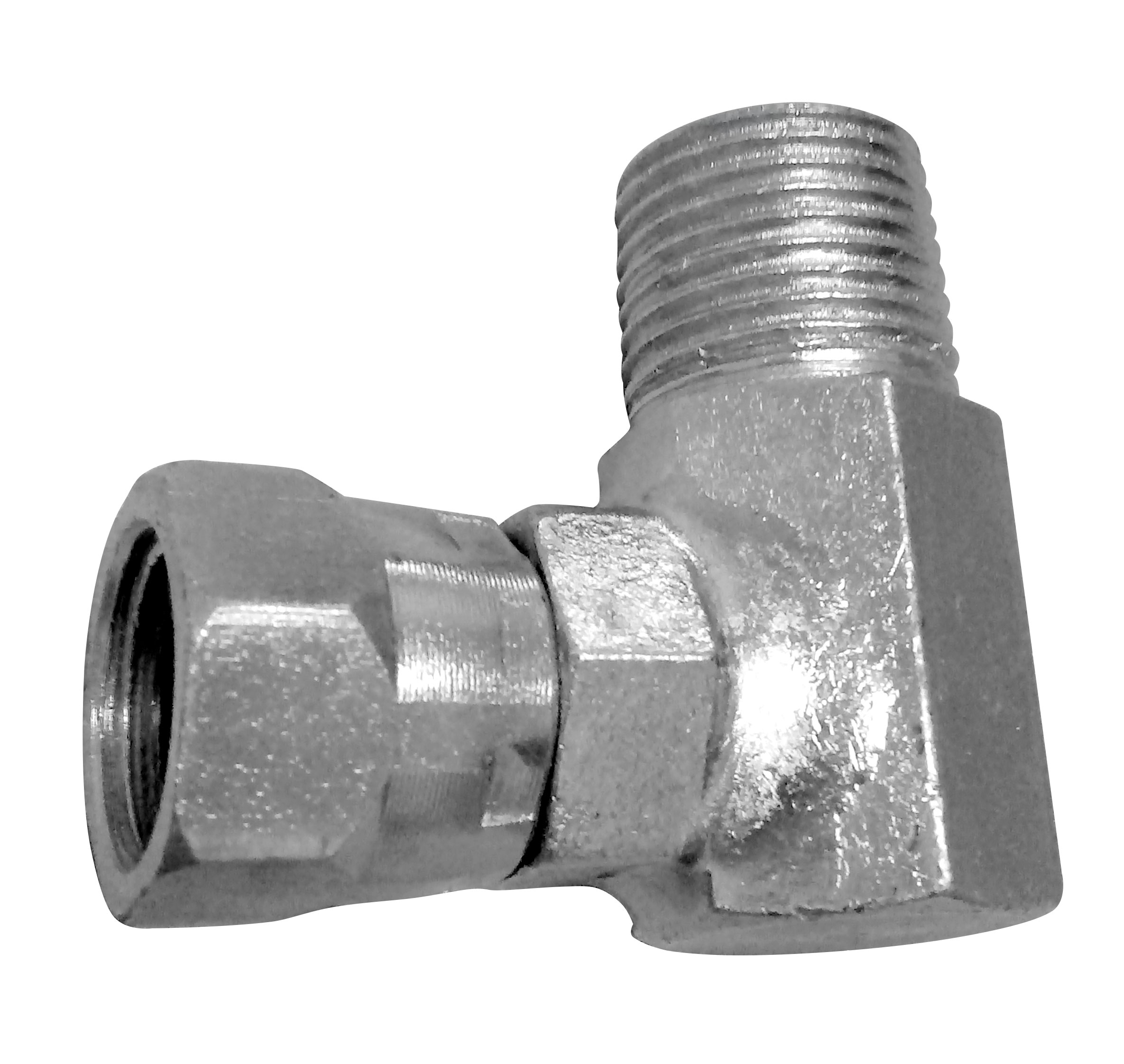 COTOVELO 90º MACHO NPT X FÊMEA JIC UNF